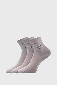 Lonka 3 PACK dámskych ponožiek Filiona šedá-42
