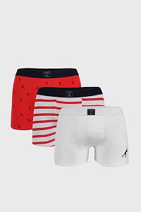 Mayoral Moda Infantil, S:A.U. 3 PACK chlapčenských boxeriek Mayoral Hibiscus červená 12