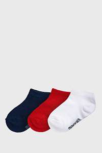 Mayoral Moda Infantil, S:A.U. 3 PACK detských nízkych ponožiek Jungle červená 8