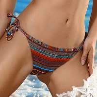 Orhideja Lingerie Spodný diel dámskych plaviek Kiarra farebná XL