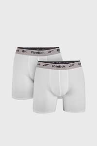 Reebok 2 PACK bielych boxeriek Reebok Basic Sport biela XL