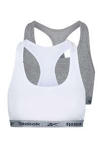 Reebok 2 pack dámskych Crop topov Reebok sivo-biele sivobiela XS