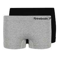 Reebok 2 pack dámskych športových šortiek Reebok Kali II čierno-sivá XS