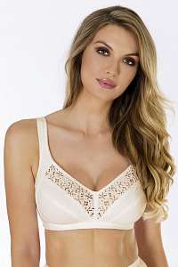 Rosme Podprsenka Clean Cotton bez kostíc bavlnená ecru004 100/C