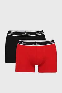 Tom Tailor 2 PACK boxeriek Tom Tailor Twin červenočierná L