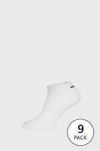Umbro 9 PACK bielych členkových ponožiek Umbro biela-42