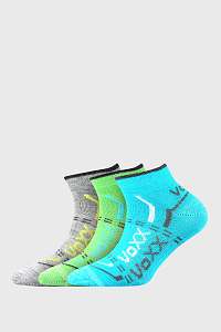 VoXX 3 PACK chlapčenských nízkych ponožiek VOXX farebná-34