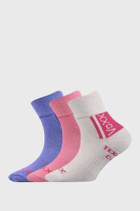 VoXX 3 PACK dievčenských ponožiek VOXX Optifanik farebná-29