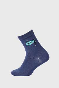 Wola Chlapčenské ponožky Ponorka modrá-29