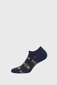 Wola Detské nízke ponožky Fish modrá-35
