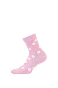 Wola Detské ponožky Dots ružová-38