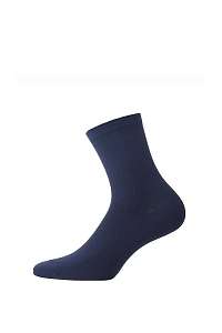 Wola Detské ponožky hladké jednofarebné modrá-35