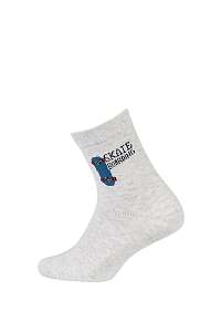 Wola Detské ponožky Skate šedá-32