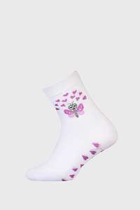 Wola Dievčenské ponožky Love Bees biela-32