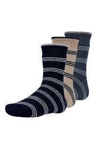 Ysabel Mora 3 pack detských hrejivých ponožiek Rakr farebná-28