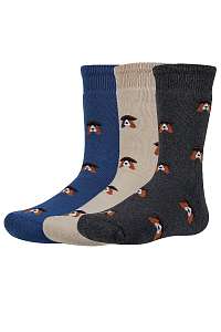 Ysabel Mora 3 pack detských hrejivých ponožiek Verth farebná-31