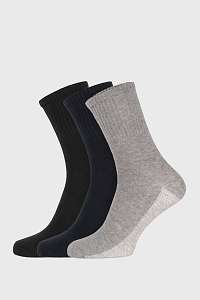 Ysabel Mora 3 PACK farebných športových ponožiek unisex farebná-46