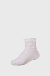 Ysabel Mora Dievčenské letné ponožky Simple biela-37