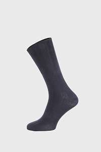 Ysabel Mora Modré rebrované ponožky modrá-46