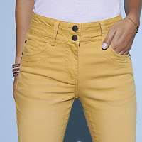 Blancheporte 7/8 farebné džínsy žltá