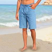Blancheporte Bermudy z ľahkého denimu zapr.modrá