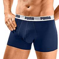 Blancheporte Boxerky Puma Basic Boxer, sada 2 ks nám.modrá+modrá XL