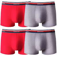 Blancheporte Boxerky, súprava 4 ks červená XL