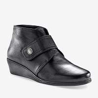 Blancheporte Členkové topánky na suchý zips čierna