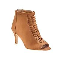 Blancheporte Členkové topánky s otvorenou špičkou tmavá béžová