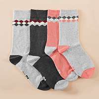 Blancheporte Dámske ponožky, súprava 2 páry ružová/sivá