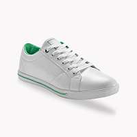 Blancheporte Dvojfarebné tenisky biela/zelená