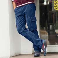 Blancheporte Džínsové nohavice s vreckami denim modrá