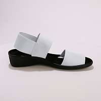 Blancheporte Elastické sandále biela