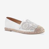 Blancheporte Espadrilky s perforáciou, biele biela