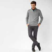 Blancheporte Gabardénové chino nohavice antracitová