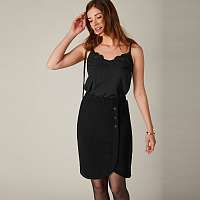 Blancheporte Jednofarebná sukňa z úpletu Milano čierna