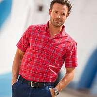 Blancheporte Košeľa s krátkymi rukávmi, polycoton červená