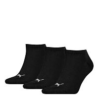 Blancheporte Krátke ponožky Sneaker Puma, súprava 3 páry, čierne čierna