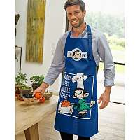 Blancheporte Kuchynská zástera GASTON LAGAFFE modrá