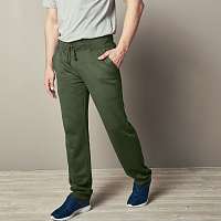Blancheporte Meltonové nohavice, rovný spodný lem khaki