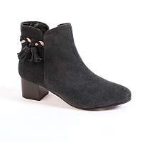 Blancheporte Nízke čižmy so strapcami, námornícka modrá nám.modrá