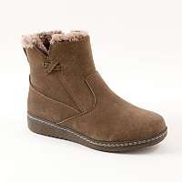 Blancheporte Nízke čižmy z koženej usne, béžové béžová