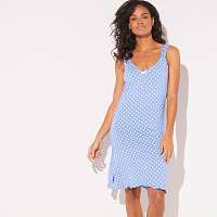 Blancheporte Nočná košeľa s potlačou bodiek potlač bodky