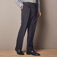 Blancheporte Nohavice s nastaviteľným pásom, polyester sivá 60