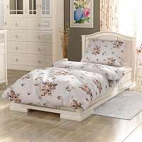 Blancheporte Obliečky bavlna Provence Adel biela/béžová obliečka na vankúšikx40cm