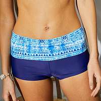 Blancheporte Plavkové boxerky Sostis, nastaviteľný pás modrá