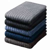 Blancheporte Podkolienky Termoperle, sada 2 párov modrá džínsová