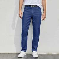 Blancheporte Pohodlné bavlnené džínsy, vo vnútor. dĺžka nohavíc 82 cm denim
