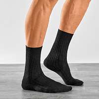 Blancheporte Ponožky pre citlivé nohy, súprava 2 páry čierna