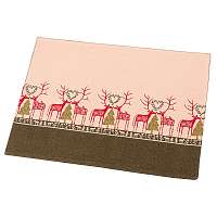 Blancheporte Prestieranie vianočné zelená/červená/lososováx45cm